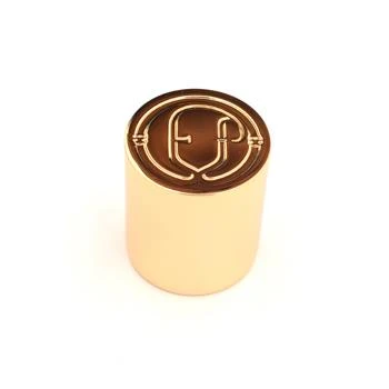 Bouchon de parfum en métal doré