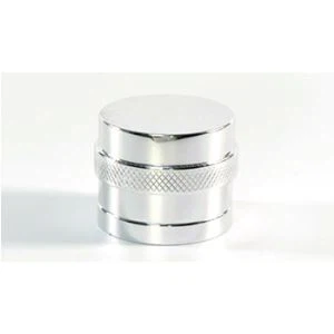 Bouchon de parfum en aluminium à impression argentée