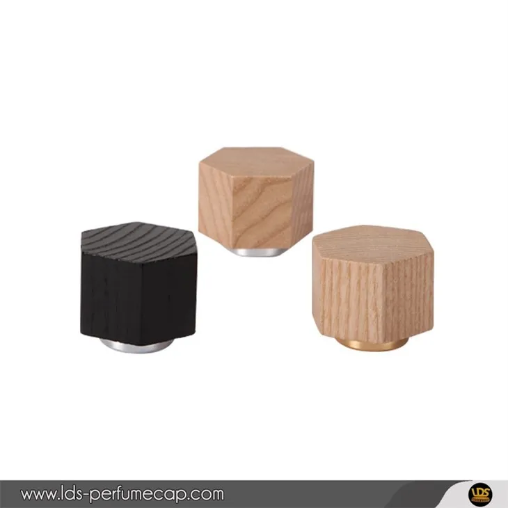 Couverture en bois pour parfum
